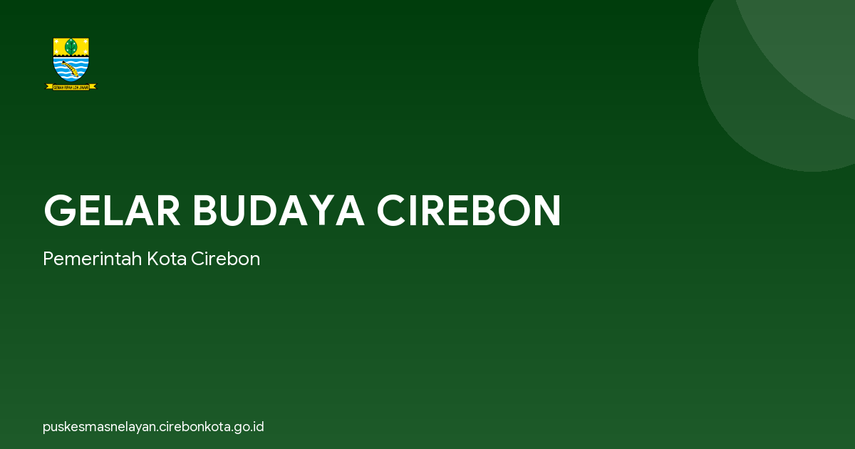 GELAR BUDAYA CIREBON