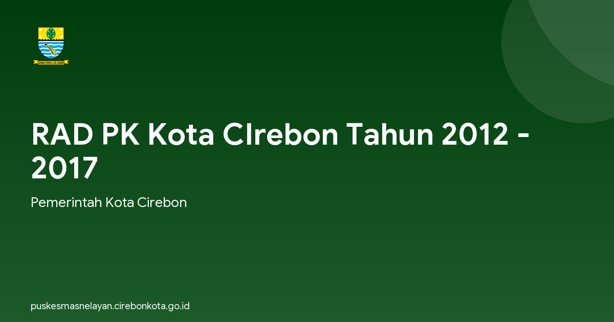 RAD PK Kota CIrebon Tahun 2012 - 2017