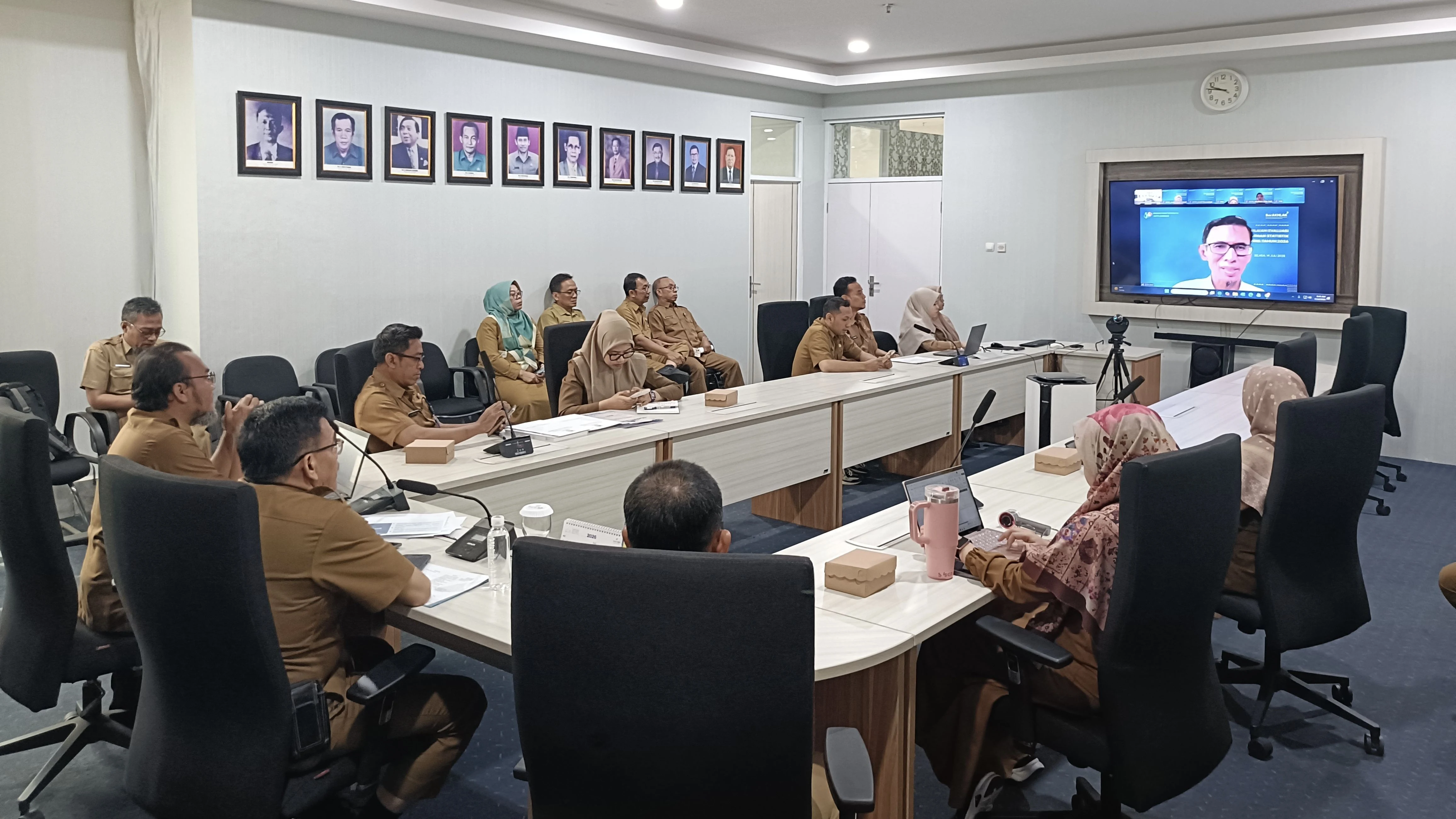 Pemkot Cirebon Ikuti Penilaian Evaluasi Penyelenggaraan Statistik Sektoral Tahun 2026